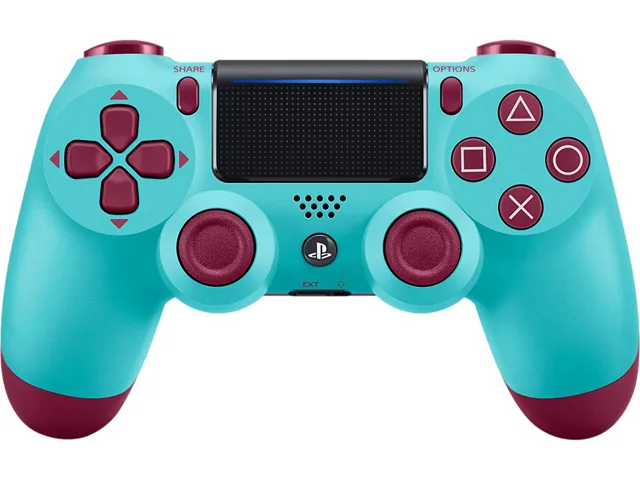 PlayStation PlayStation 3003238 DualShock 4 Wireless Controller Berry Blue ps4 accessory — product photo