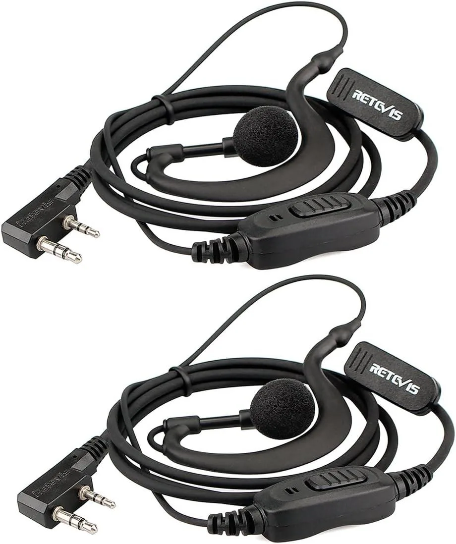 usbroway usbroway C-Type Earhook Headset with Mic 2-Pack two-way radio — product photo