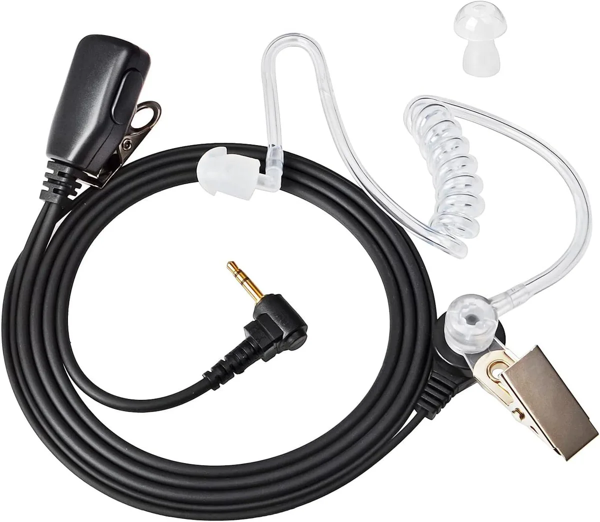 usbroway usbroway Surveillance Headset with PTT Mic for Motorola Talkabout 200 230 260 400 460 465 472 500 600 605 800 — product photo