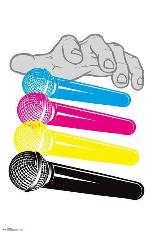 Mic Drop poster print 22 by 34 inches on heavy paper