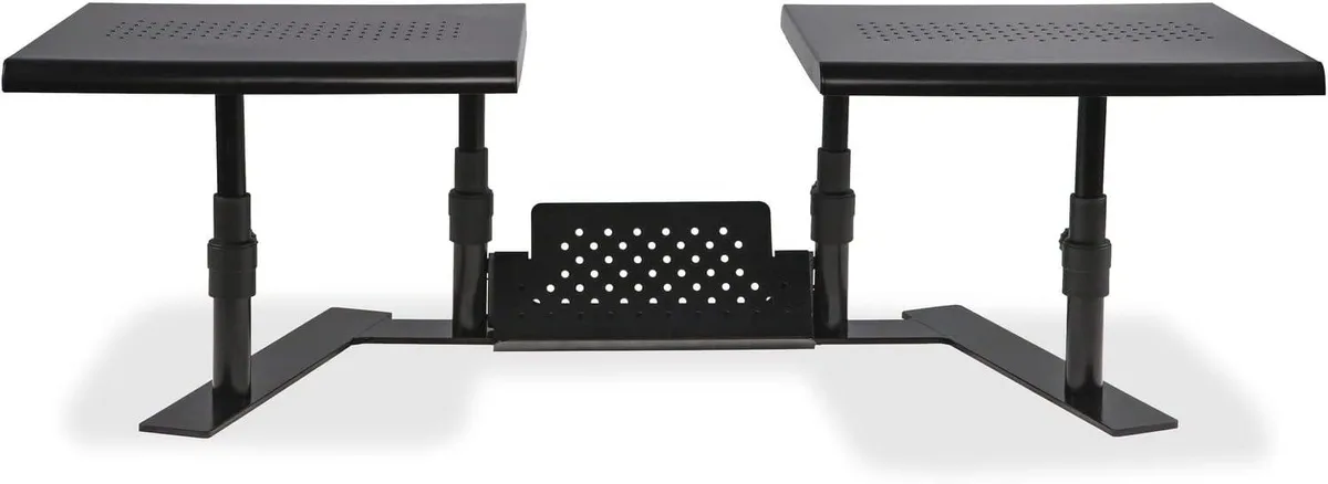 PISKEKAT PISKEKAT 31883 Metal Art ErgoTwin Dual Monitor Stand — product photo