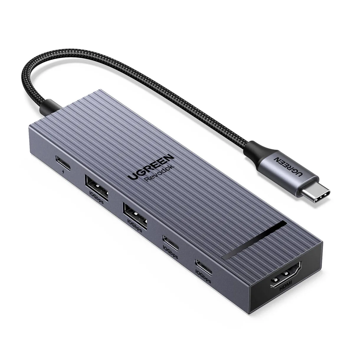 Anker AMUH12H Revodok Pro 6-in-1 USB-C Hub 10Gbps 4K 60Hz HDMI 100W PD — product photo
