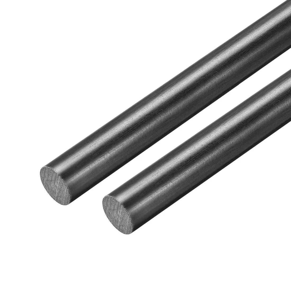 Unique-Bargains Unique-Bargains FRP Fiberglass Round Rod 14mm 20in Black 2pcs — product photo