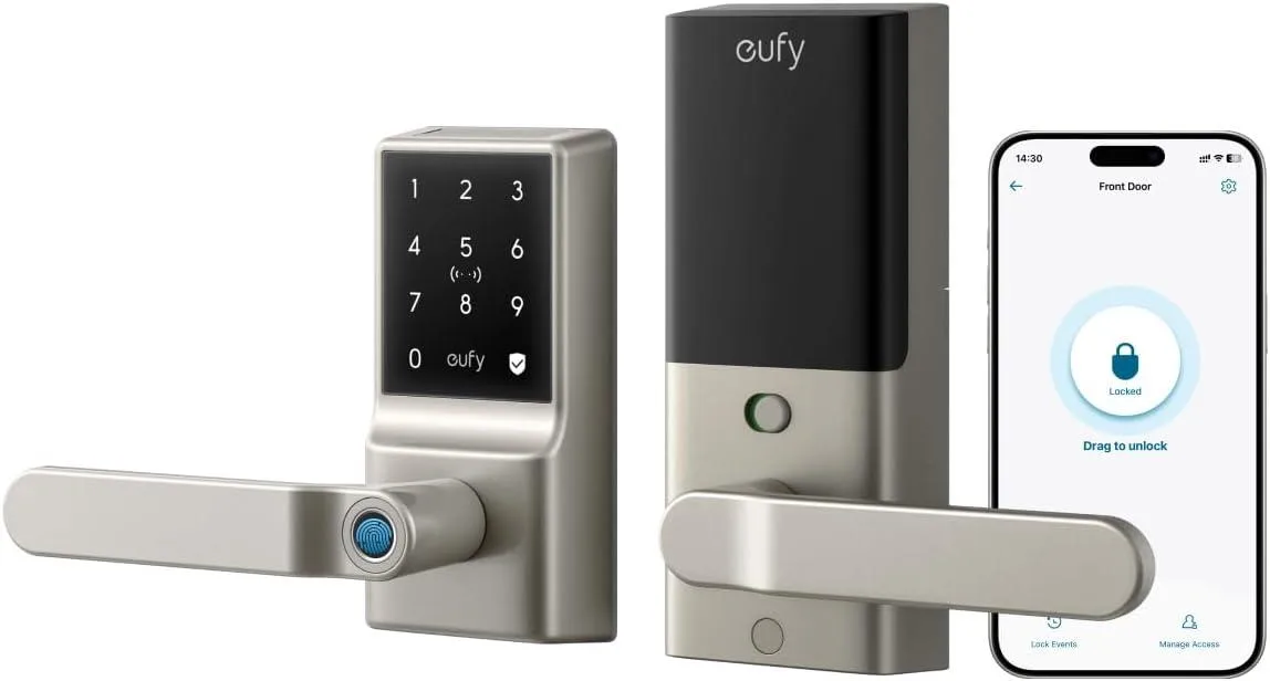 eufy eufy Smart Lock C33 Nickel smart door lock — product photo