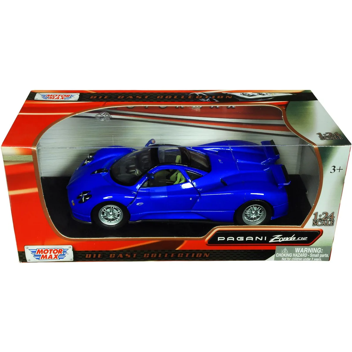 MOTORMAX MOTORMAX Pagani Zonda C12 Blue 1/24 Diecast Car Model — product photo