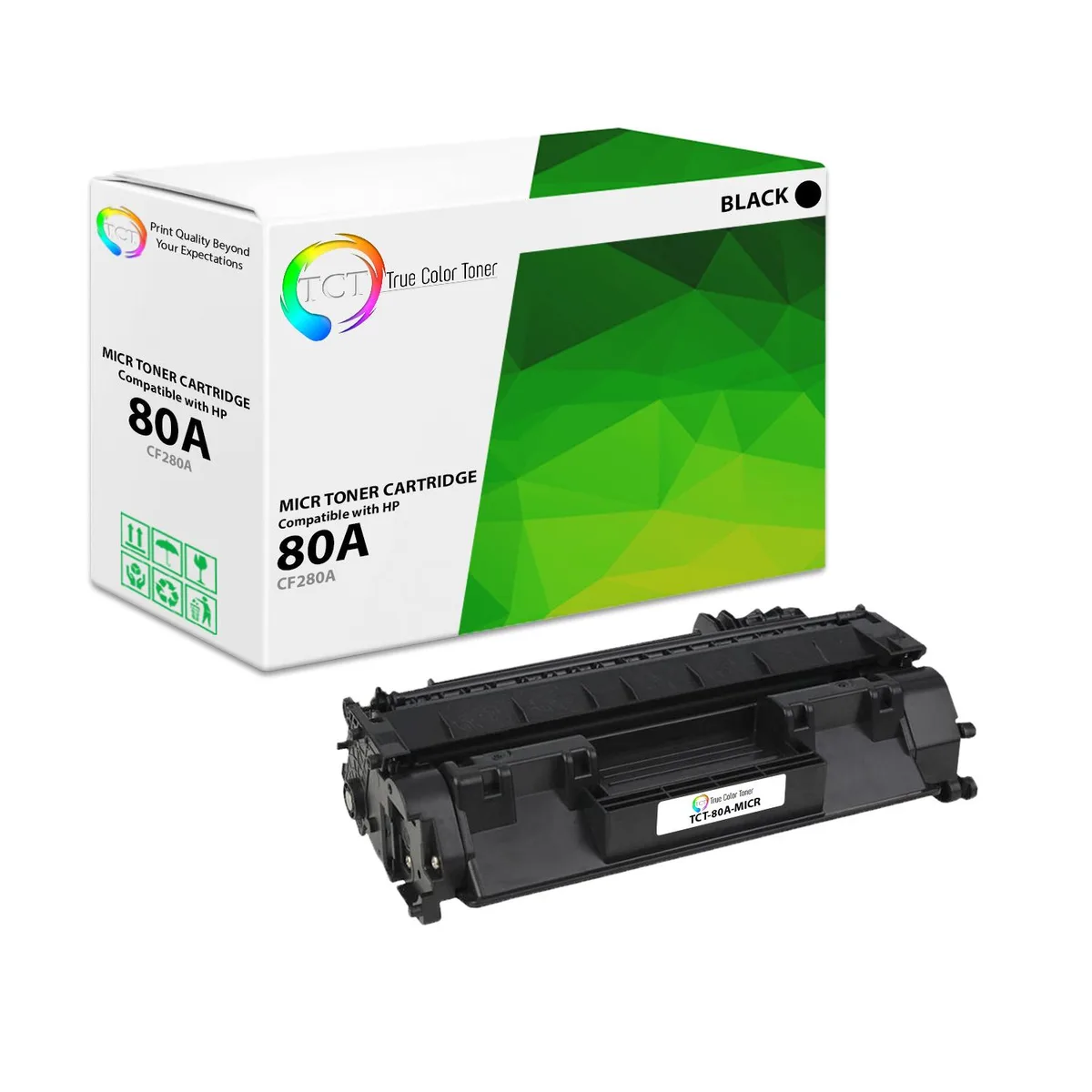True Color Toner True Color Toner CF280A MICR Toner Cartridge Black 2700 Pages — product photo