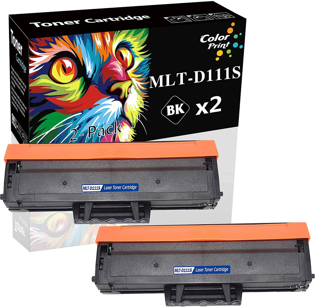 NuoTo NuoTo MLT-D111S compatible toner cartridge 2-pack black — product photo