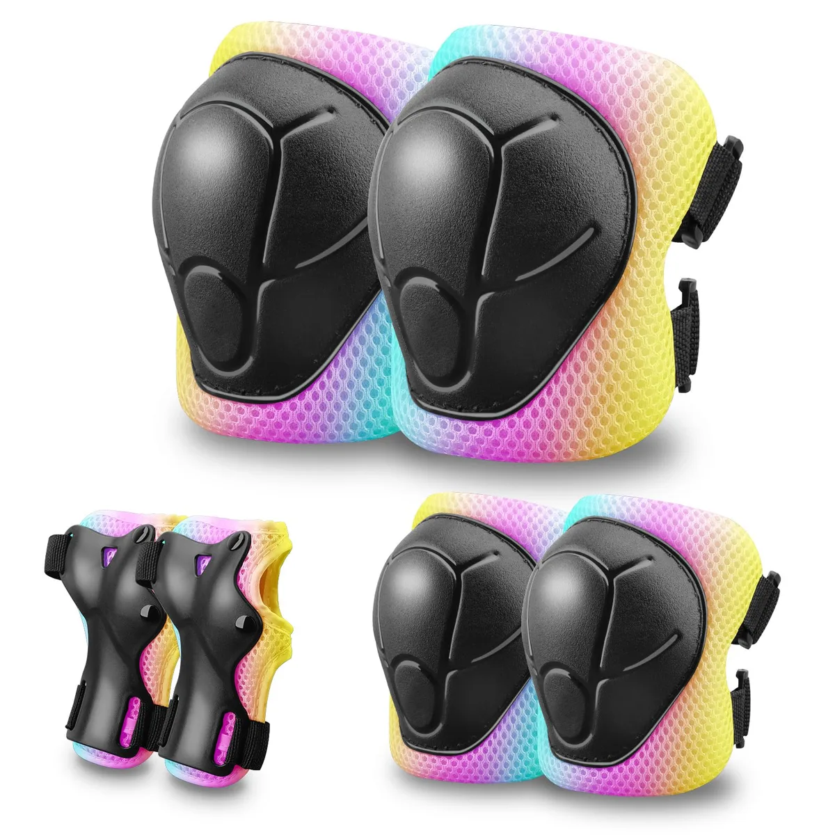  Kids Protective Gear Set 3 in 1 Blue Size 38 Ages 3-14 Years — product photo