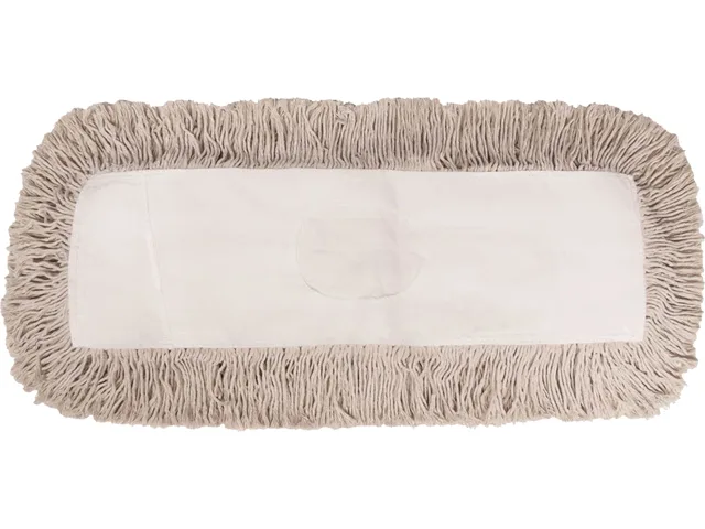 Boardwalk Boardwalk BWK1360 60" x 5" Dust Mop Head, Cotton, White — product photo
