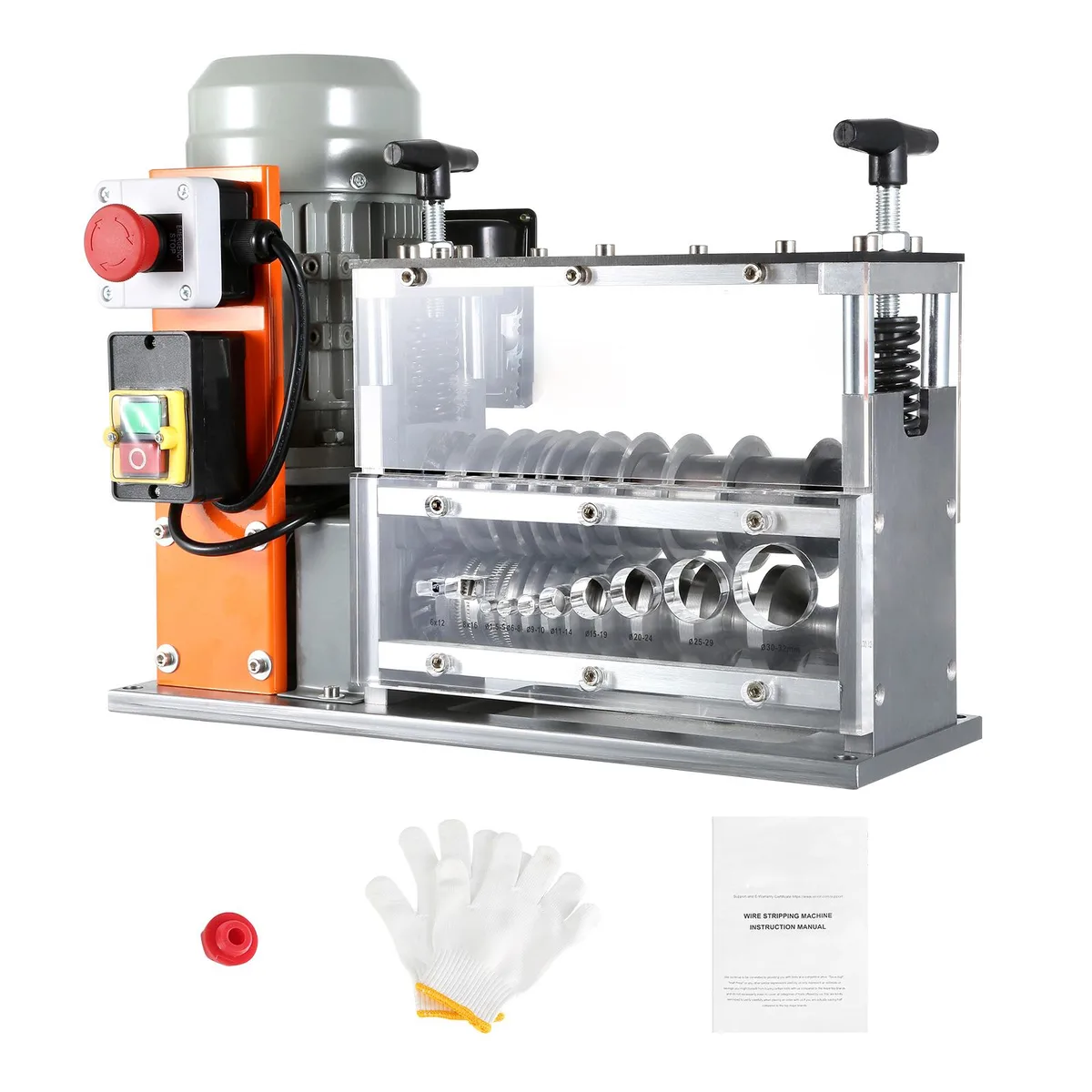 VEVOR VEVOR BXJDD750 750 W 0.06–1.57 in 10-channel wire stripper — product photo