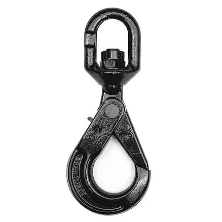 Dayton Grade 80 steel swivel slip hook, 7100 lb capacity