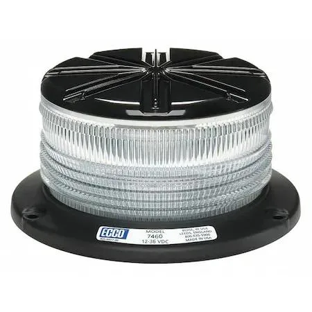 Ecco ECCO 7460CA Amber Beacon Light, 3-7/64" H — product photo
