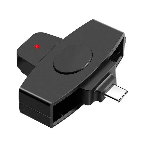 BONAEVER BONAEVER USB-C CAC Smart Card Reader Black — product photo