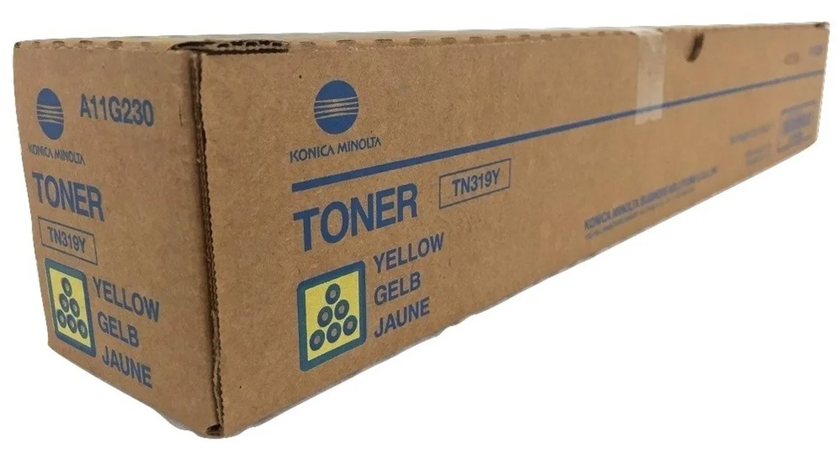 Konica Minolta Konica Minolta A11G230 TN-319Y Yellow toner cartridge (genuine brands) — product photo