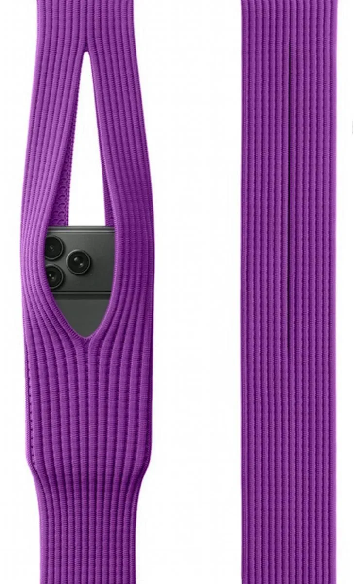 Nakedcellphone Nakedcellphone Fashion Sock-Pocket Carrying Case Deep Purple — product photo