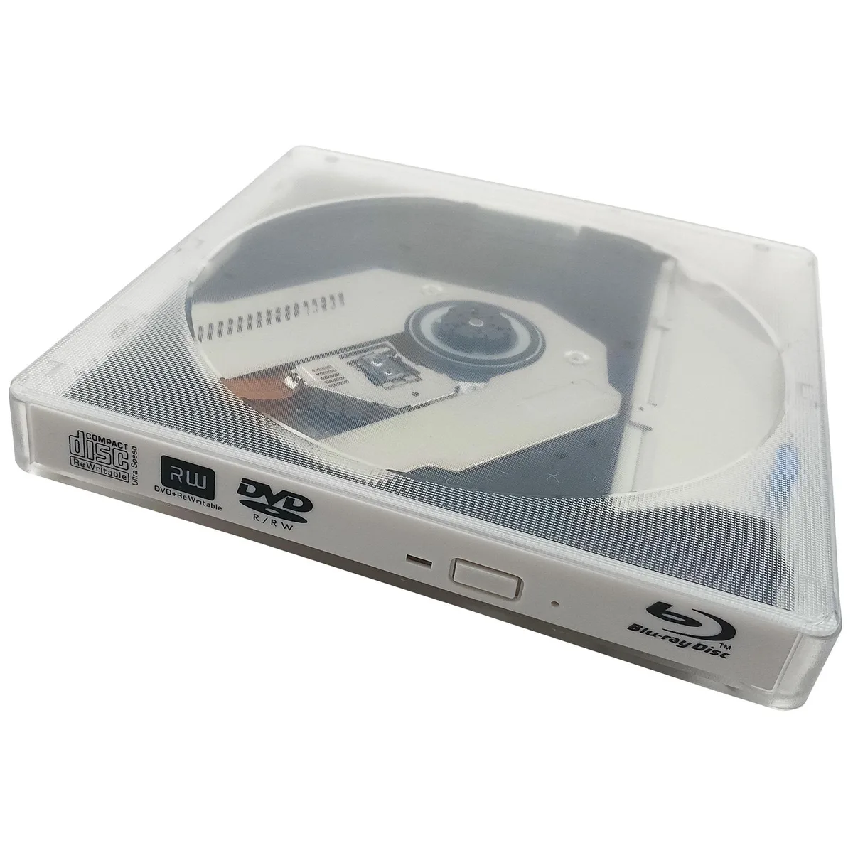 QAREQU QAREQU External USB 3.0 Type C Blu-ray Drive White — product photo