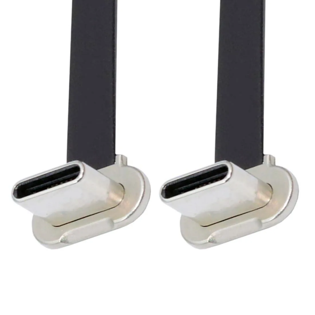 LORDWORLD LORDWORLD USB-C 2.0 Dual 90° Angled Cable 75mm 65W 480Mbps — product photo