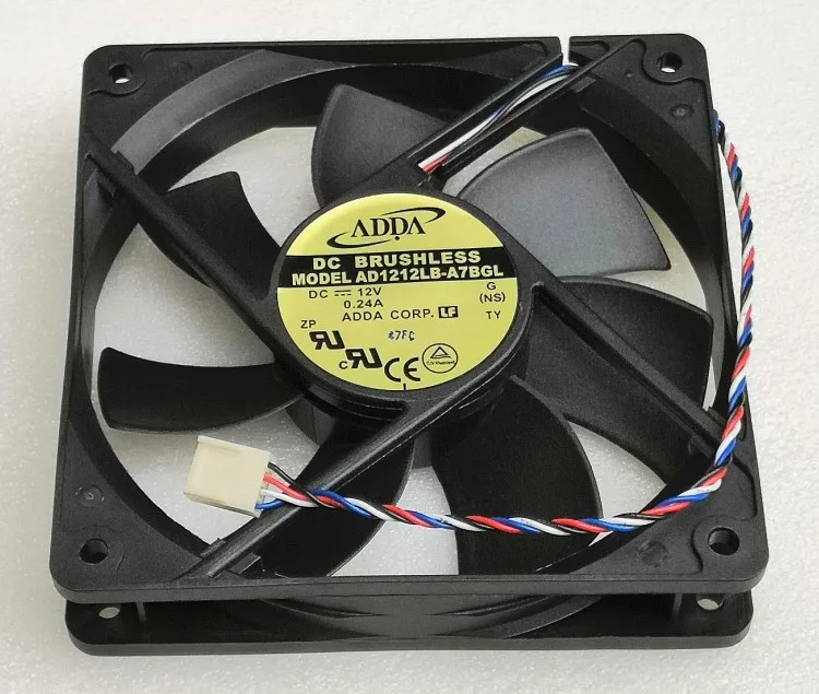 SXDOOL SXDOOL AD1212LB-A7BGL 12025 case fan 12V 0.24A — product photo
