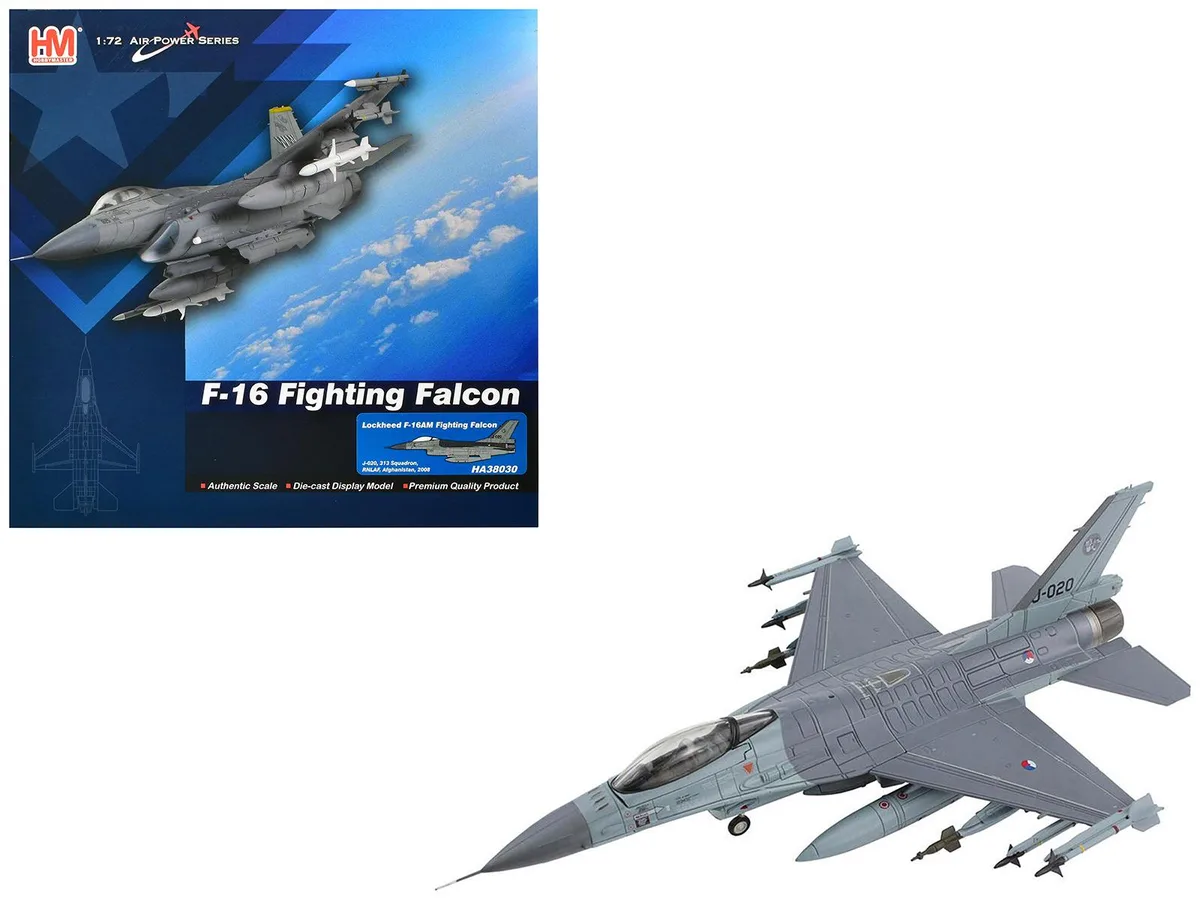 Hobby Master Hobby Master F-16AM Fighting Falcon 1/72 RNLAF 313 Squadron 2008 — product photo