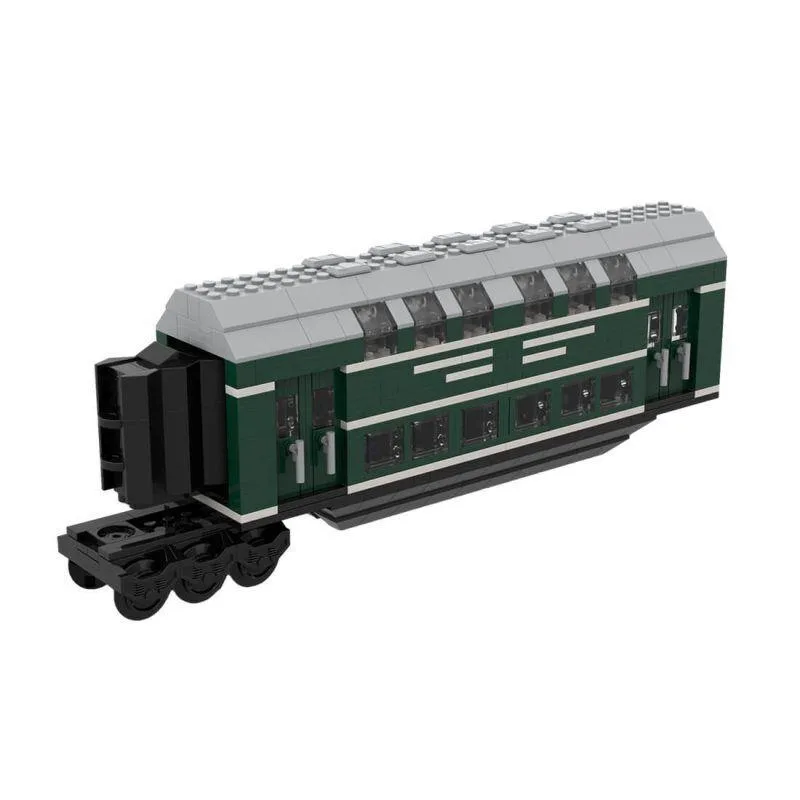 ZITIANYOUBUILD ZITIANYOUBUILD 700 MOC-140465 German Trains Middle Unit Doppelstockwagen Educational Building Set — product photo
