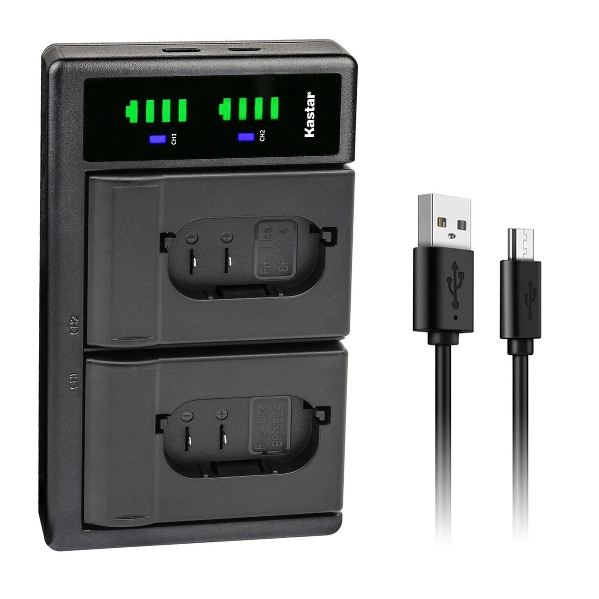 Kastar Kastar BP-SCL4 LTD2 USB Dual Charger for Leica 16062 Battery — product photo