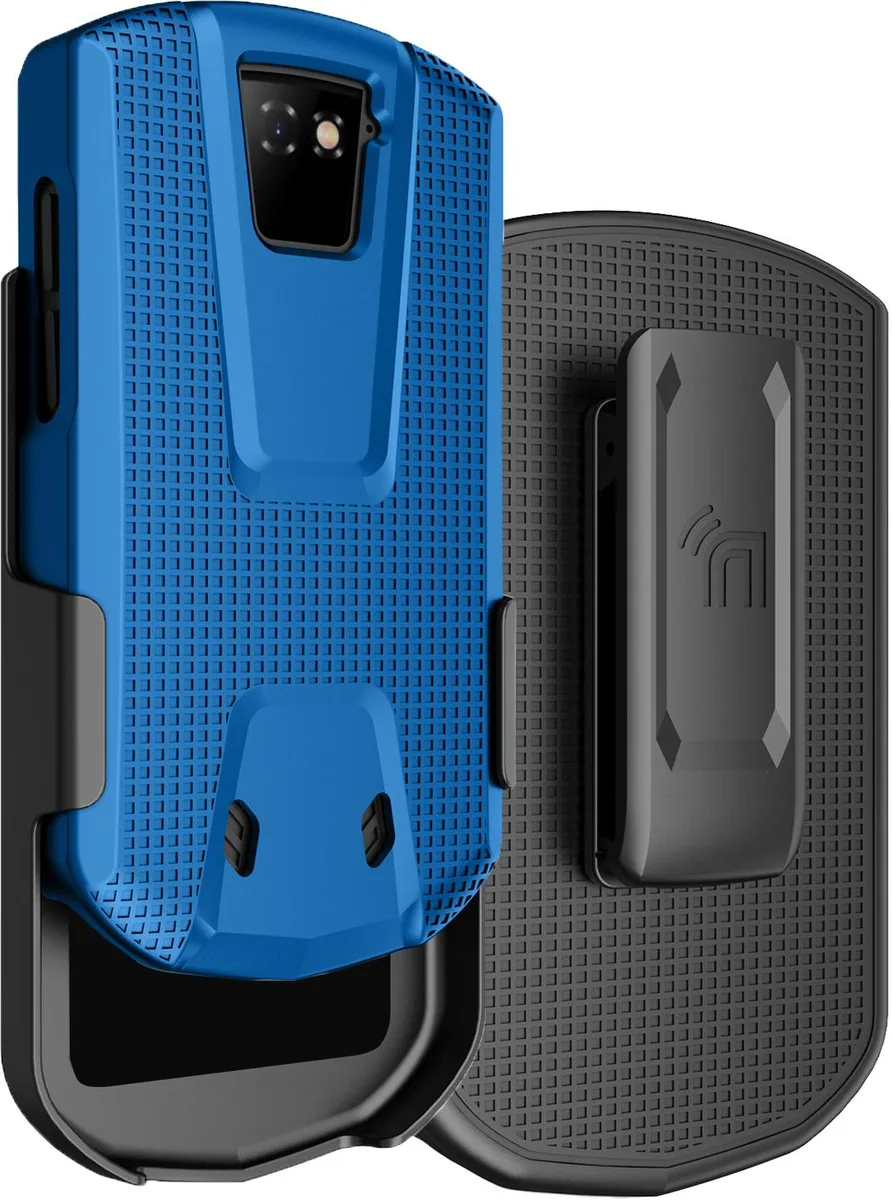 Nakedcellphone Nakedcellphone Case + Holster Combo for Unihertz Titan Pocket - Blue — product photo
