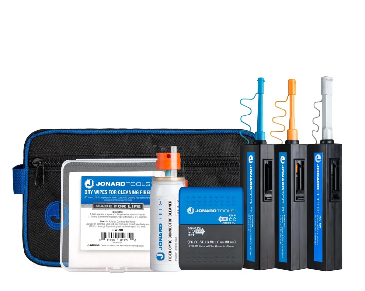 Jonard Jonard TK-287 Fiber Optic Cleaning Kit+ 2 in 1 accessory — product photo