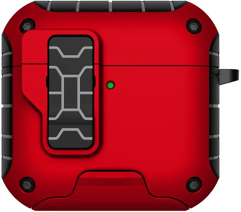 Nakedcellphone Nakedcellphone MagnaFlip Rugged Case for AirPods 4 — Bold Red — product photo