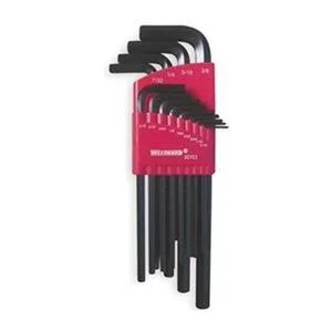 Westward Westward 2CYC3 Hex Key Set 13-piece Long L-Shaped 1/4 to 3/8 in — product photo