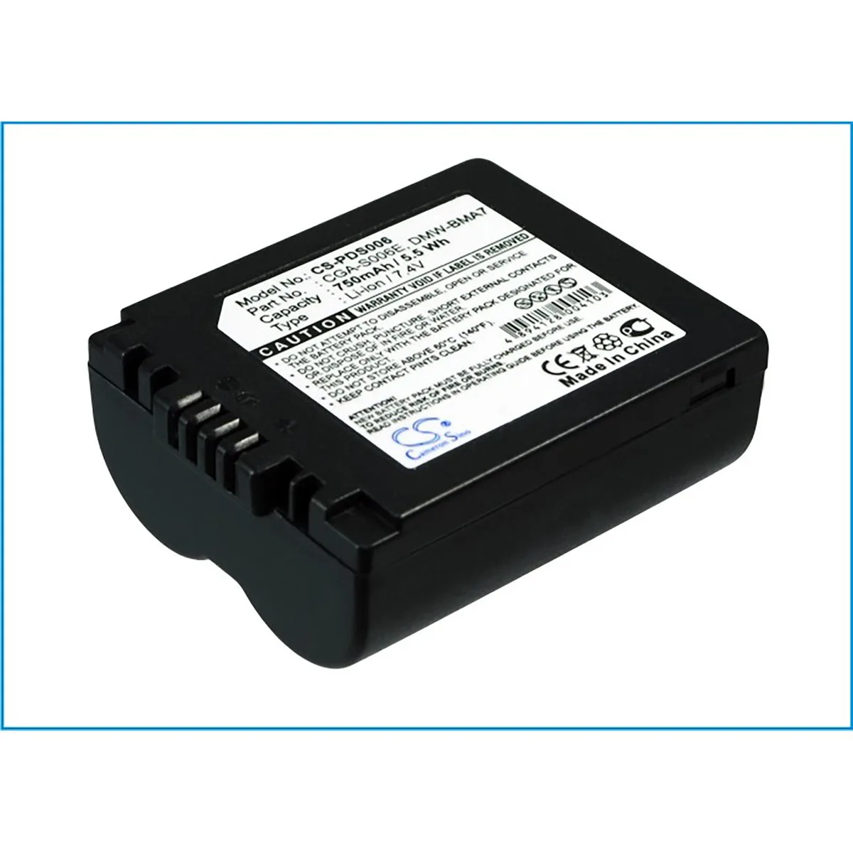 Cameron & Co Cameron & Co DS-CS-PDS006 Li-ion 0.75 Ah camera battery — product photo