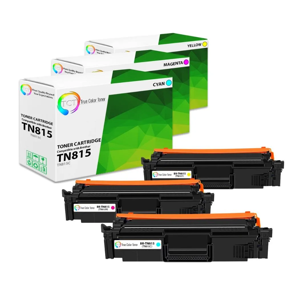True Color Toner True Color Toner TN815 Color Toner Cartridge 3 Pack 12000 Pages — product photo