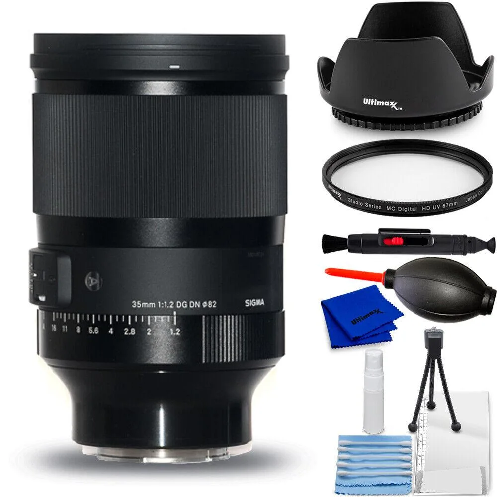 SIGMA SIGMA 35mm f/1.2 DG DN Art L-Mount Lens 341969 with 7PC Accessory Bundle — product photo
