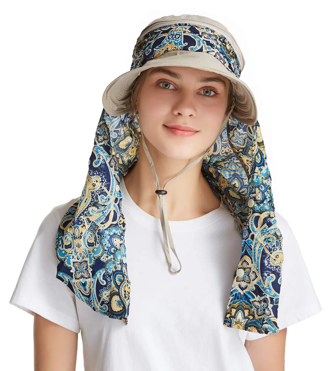  icolor Women Sun Hat UPF 50+ Black One Size — product photo