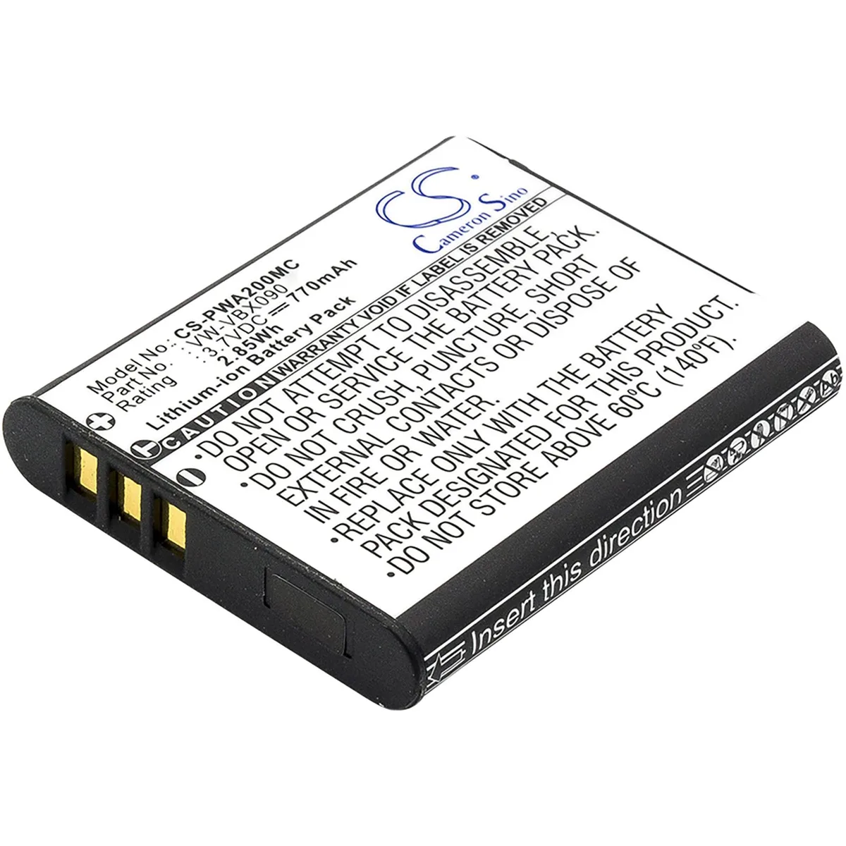 Cameron &amp; Co Cameron &amp; Co DS-CS-PWA200MC camera battery 3.7V 770mAh — product photo
