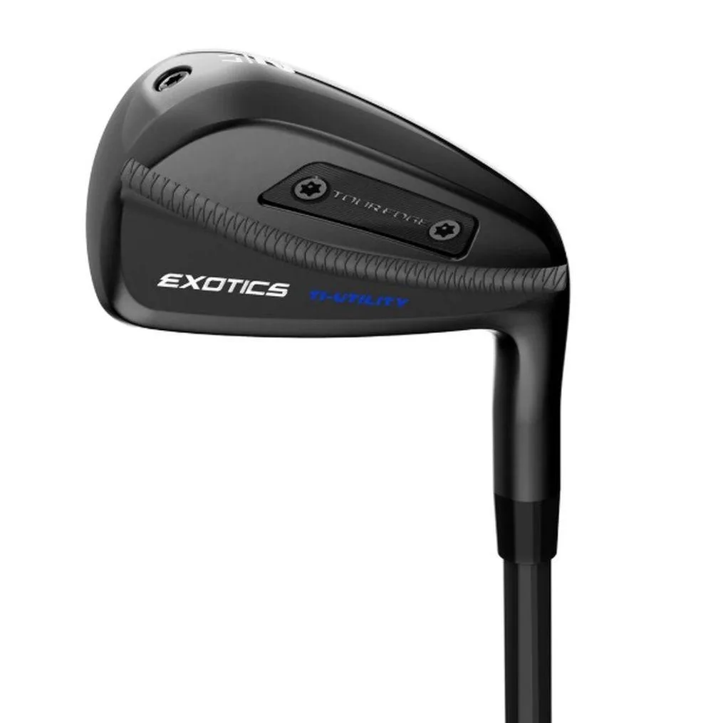 Tour Edge Golf Mfg. Inc. Tour Edge Exotics Ti-Utility Black Pearl (2025) 17° Regular 39.75" hybrid golf club — product photo