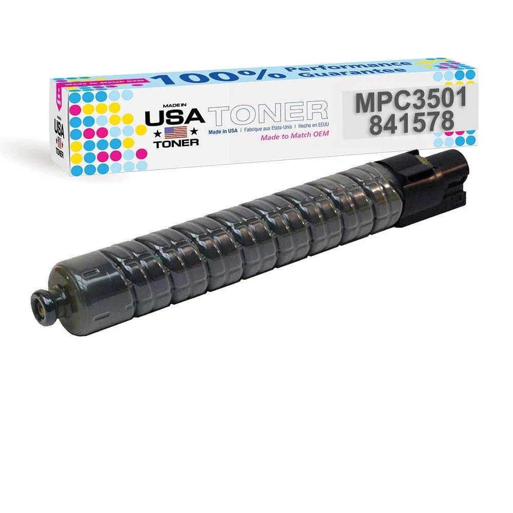 MADE IN USA TONER MADE IN USA TONER Compatible Ricoh MPC3001 MPC3501 841578 Black Toner Cartridge — product photo
