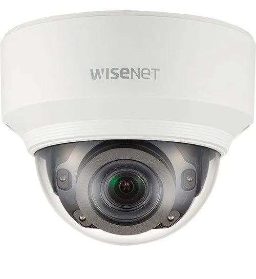 Wisenet Wisenet XND-6080RV 2MP 4.3x 2.8-12mm dome camera — product photo