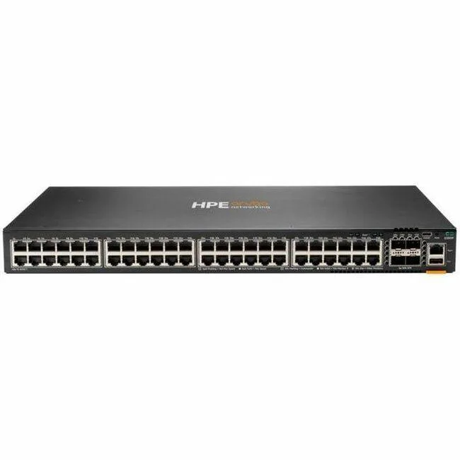 HPE HPE 6300F 48-port 1GbE 4-port SFP56 network switch — product photo