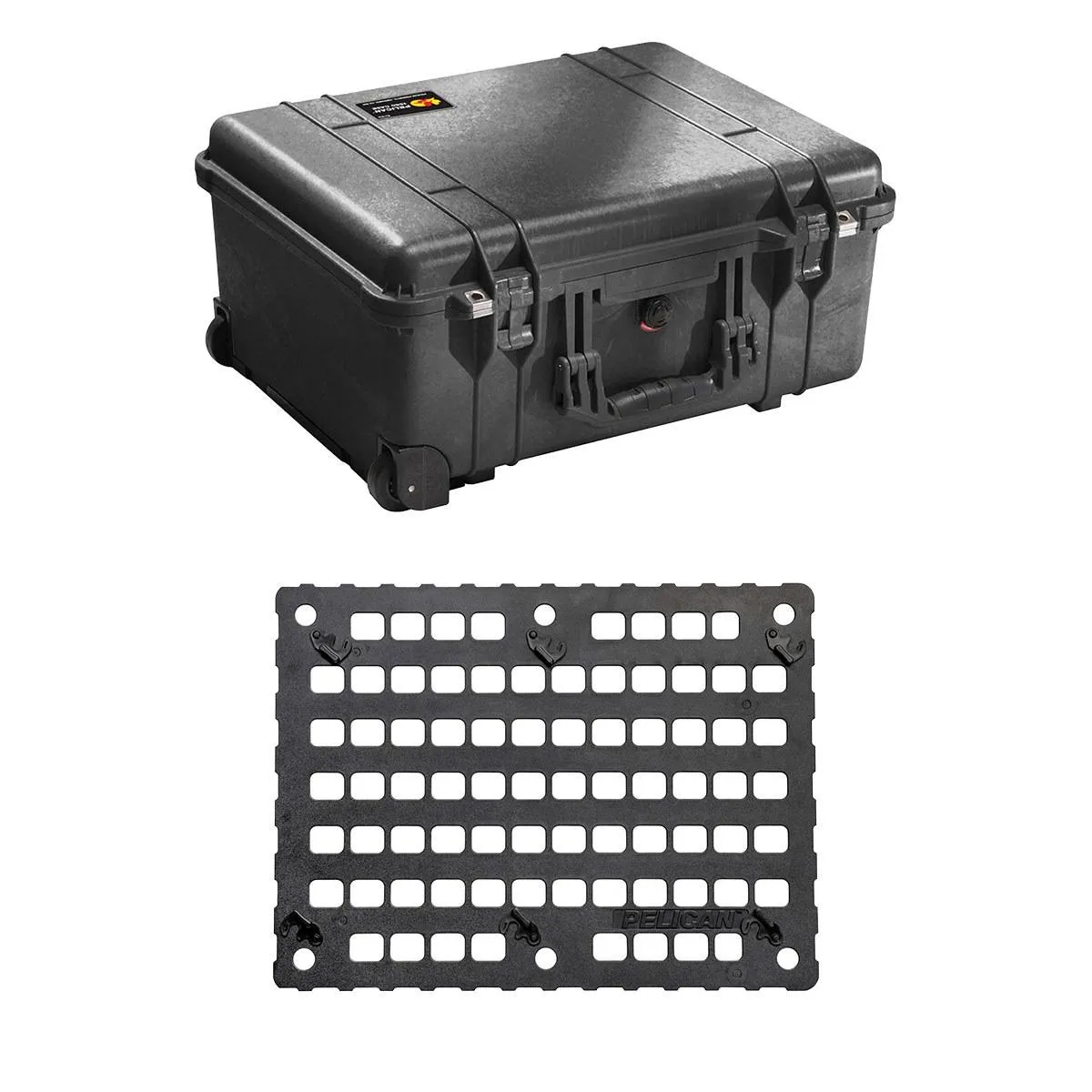 Pelican Products, Inc. Pelican 1560SC Protector Studio Case with Dividers and 1560MP Lid Organizer, Black — product photo