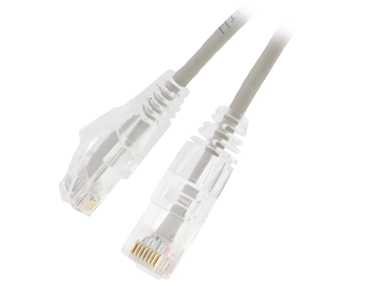 Nippon Labs Nippon Labs SLCAT6-28-3GY network ethernet cable 28 AWG 3 ft Cat 6 550 MHz gray — product photo