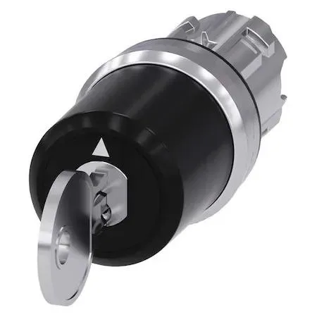 SIEMENS SIEMENS 3SU1050-5BP61-0AA0 Keyed Selector Switch Chrome 3 Position 22 mm — product photo