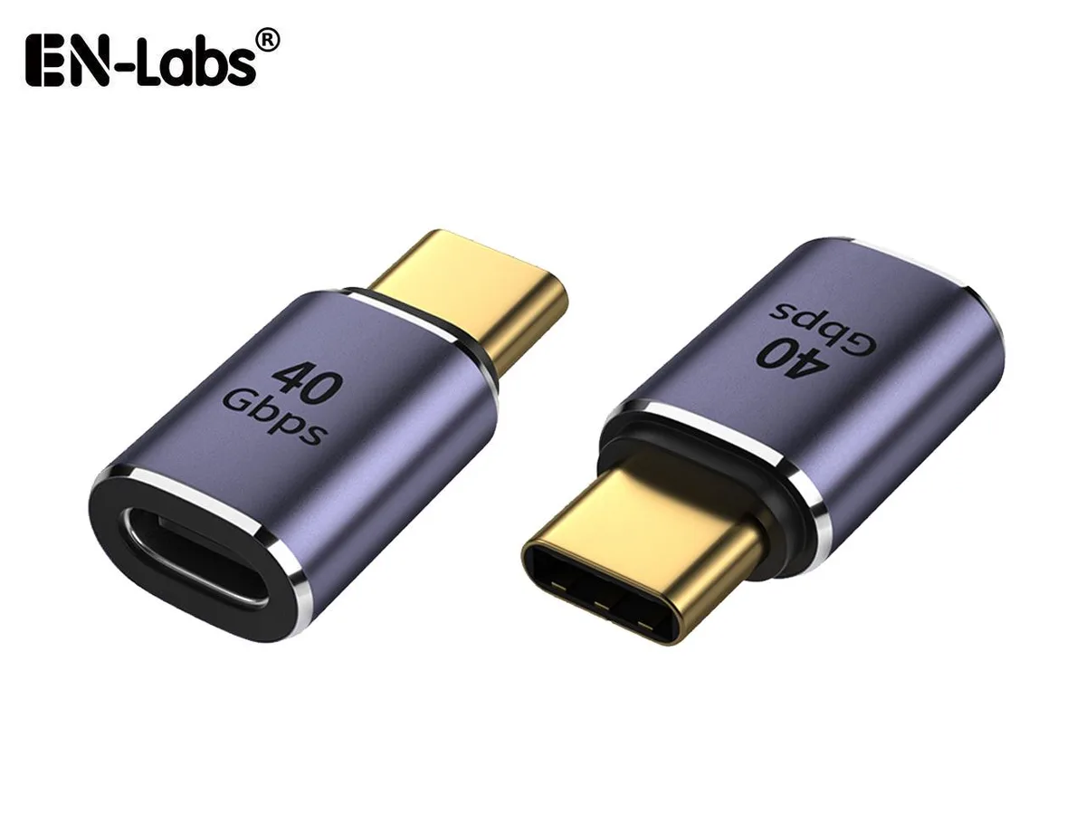 EN-Labs EN-Labs USB 4.0 Type-C Male to Female Adapter 2 Pack — product photo