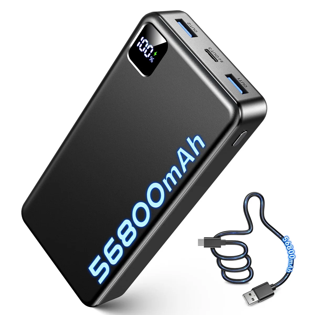  N9 56800mAh 22.5W Power Bank Black — product photo