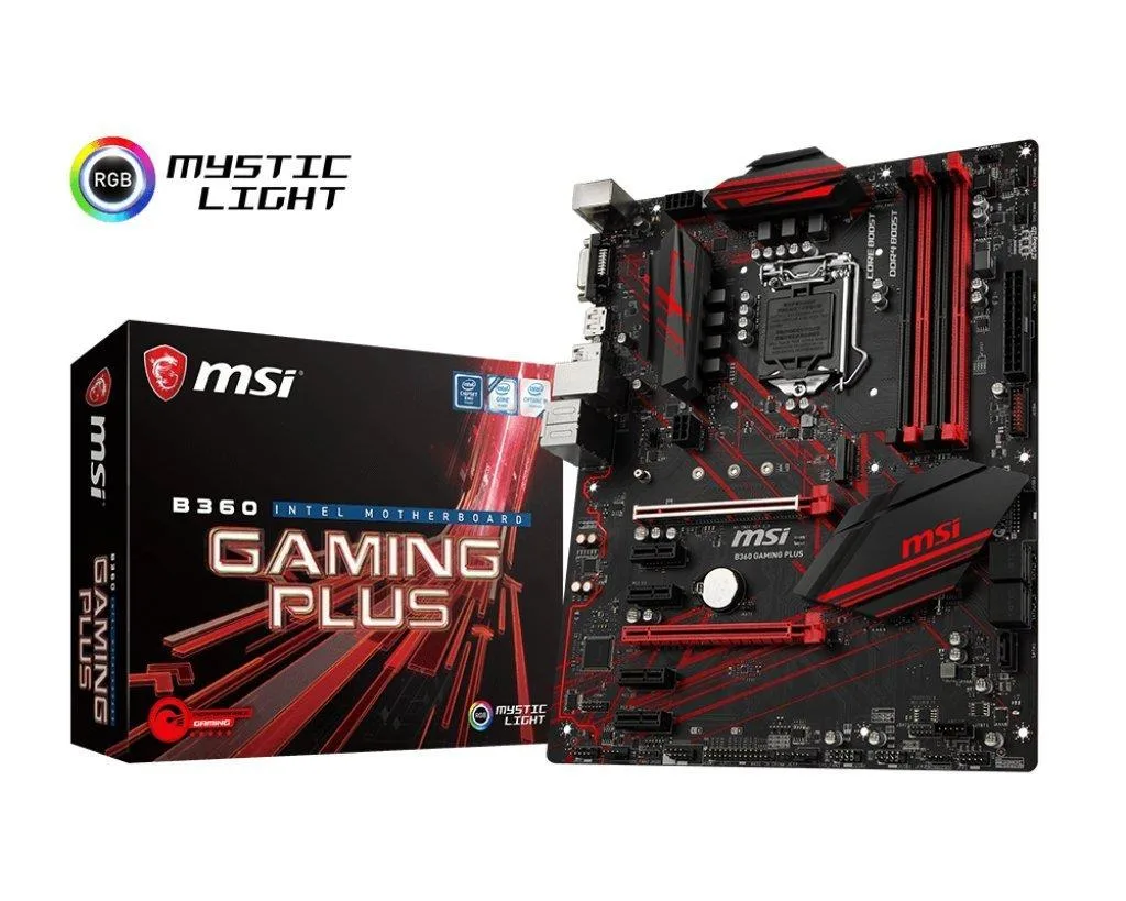 MSI MSI B360 Gaming Plus LGA 1151 Intel Motherboard — product photo