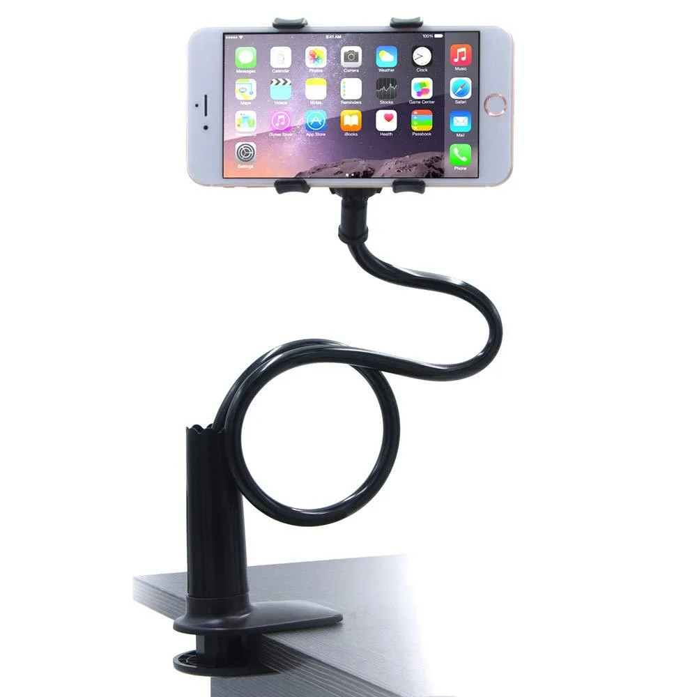 AUXO-FUN 4326547903 Flexible Gooseneck Phone Mount Black — product photo