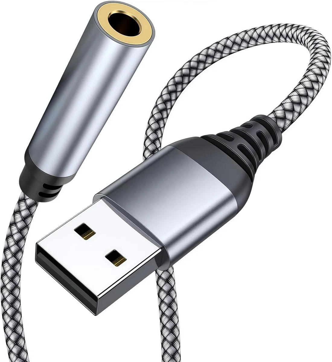  RCA USB-3.5-(100cm)Cable 39 inch USB to 3.5mm Jack Audio Adapter — product photo