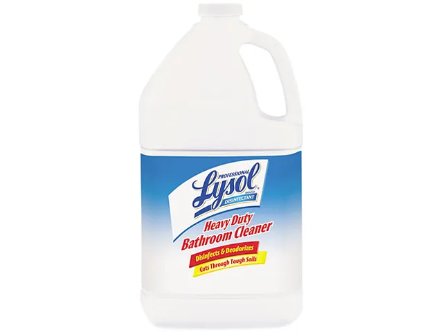 Reckitt Benckiser Reckitt Benckiser 94201EA Disinfectant Heavy-Duty Bath Cleaner, Lime, 1 gal — product photo