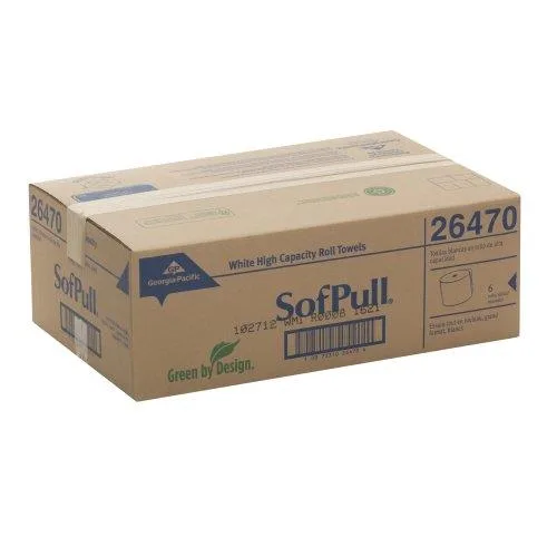 Georgia Pacific Georgia Pacific 26470 Hardwound Roll Towel 7.87 x 1000ft White 6/Carton cleaning — product photo