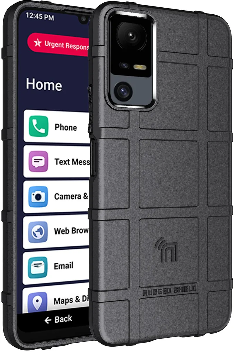 Nakedcellphone Nakedcellphone Special Ops Rugged Shield Case for Jitterbug Smart 4 / TCL 40XL - Black — product photo