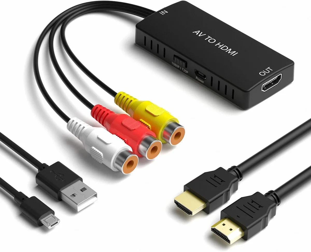 FLEANE FLEANE RCA to HDMI Audio Adapter 1080p 720p — product photo